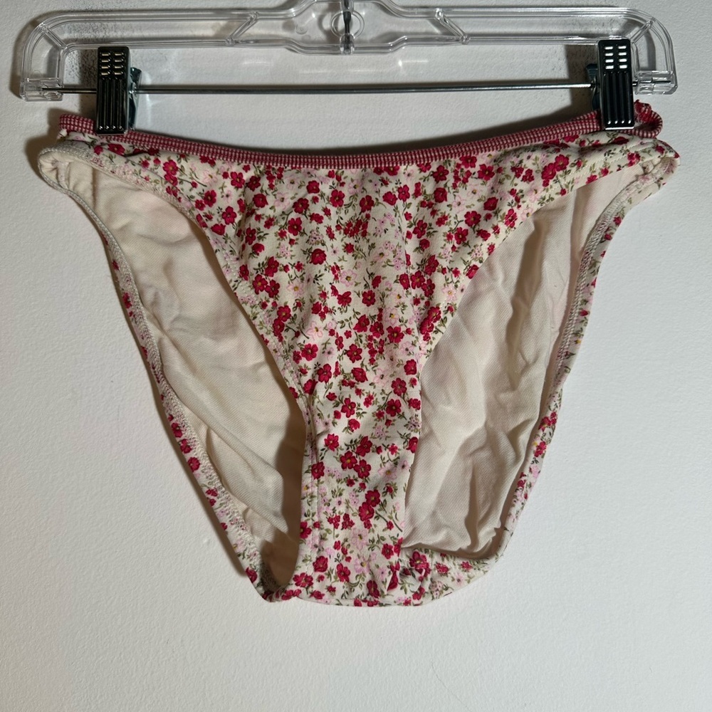 Nautica Blue Floral Bikini Bottom